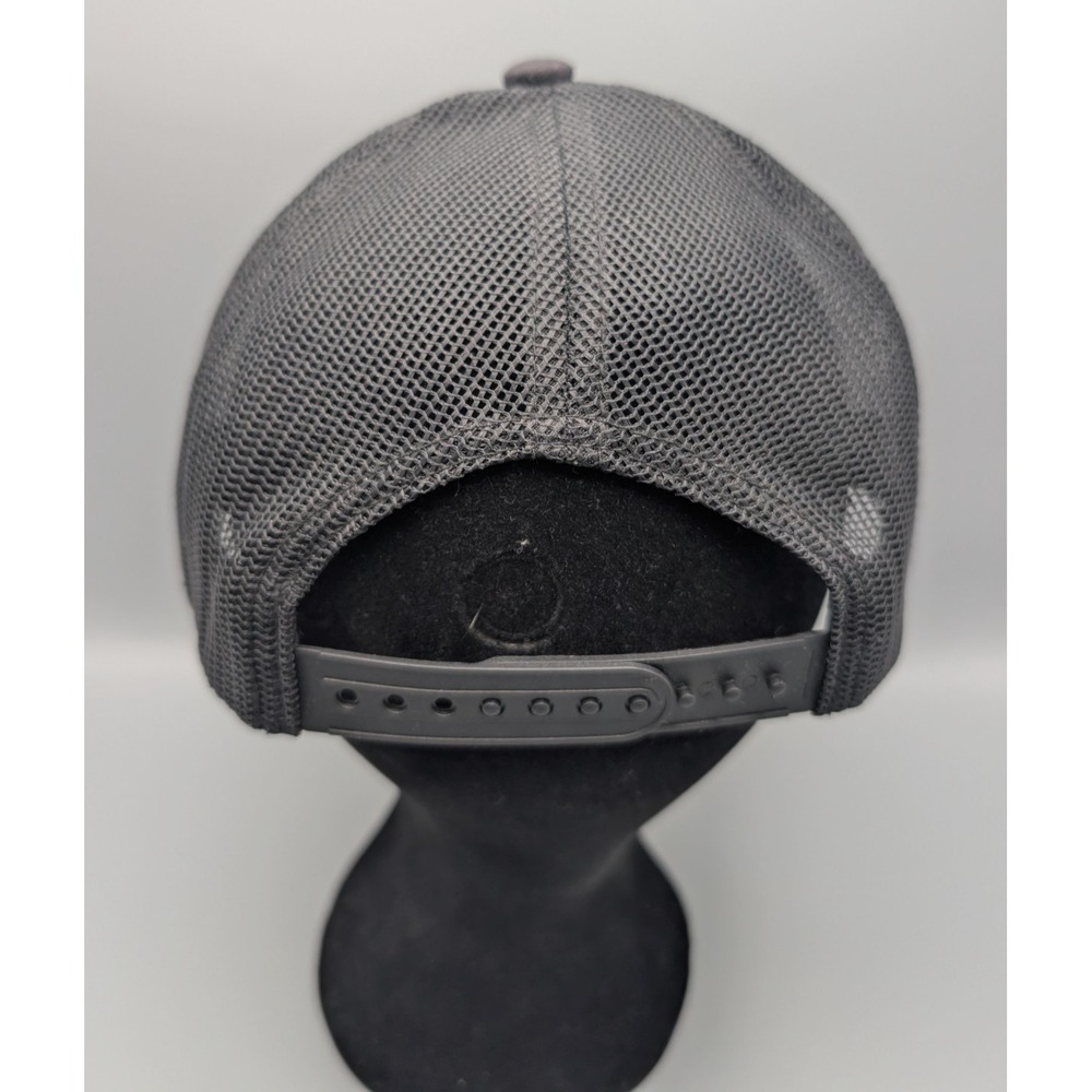 Milwaukee Tools Gridiron Hat Adjustable Snapback 505 Black/Gray Mesh Trucker Hat - Picture 3 of 7